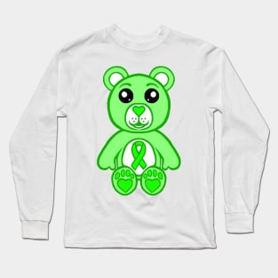 Green Warrior Bear Long Sleeve T-Shirt